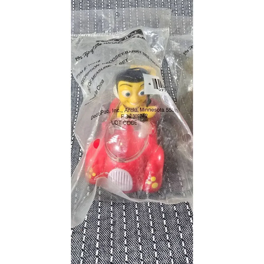 Set of 2 DecoPac Bee Movie BarryBee Racer Cake Topper